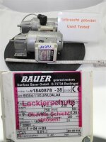 Bauer 5 watt 41 min getriebemotor 220v sterngetriebe...