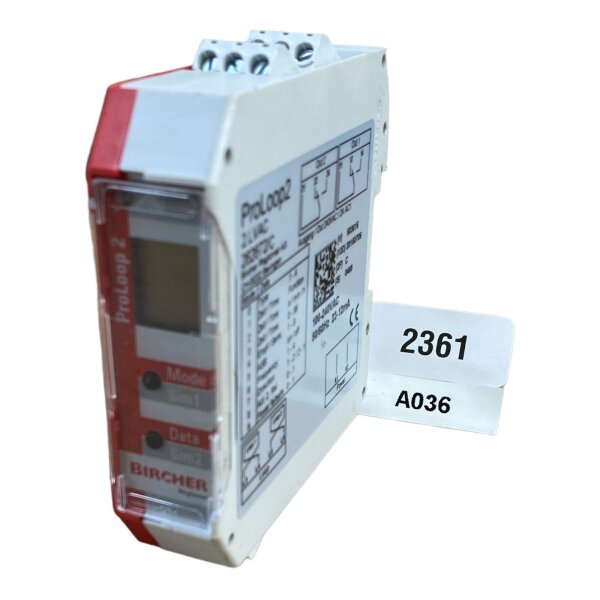 Bircher ProLoop2 2.LVAC 262672/C Schleifendetektor tested