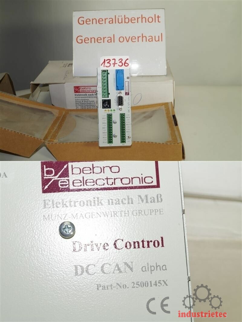 Bebro DC Can Alpha 2500145X - Industrie Ersatzteile & Automatisierung