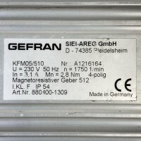Gefran KFM05/510 A1216164 Servomotor Lager Defekt