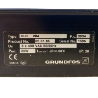 Grundfos CU3 V04 Control Unit CU 3 62.61 86