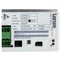 Lenze 33.8202_E Frequenzumrichter 00356371 tested