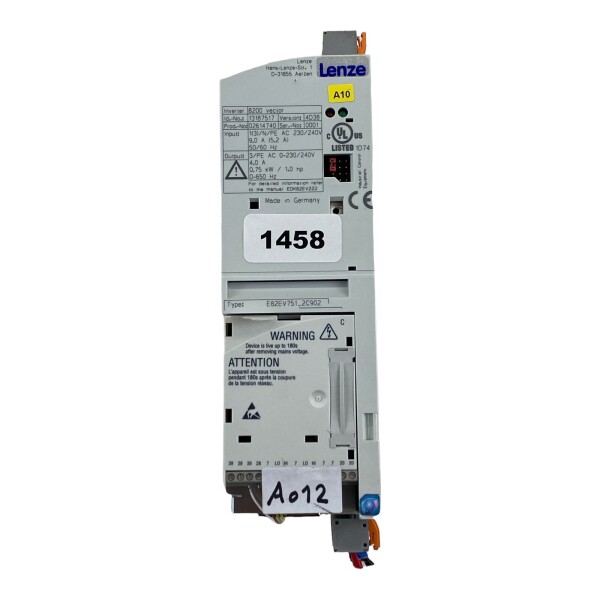 Lenze E82EV751_2C902 Frequenzumrichter tested