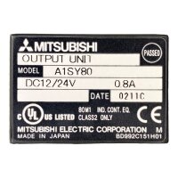 Mitsubishi Output Unit A1SY80 Gebraucht