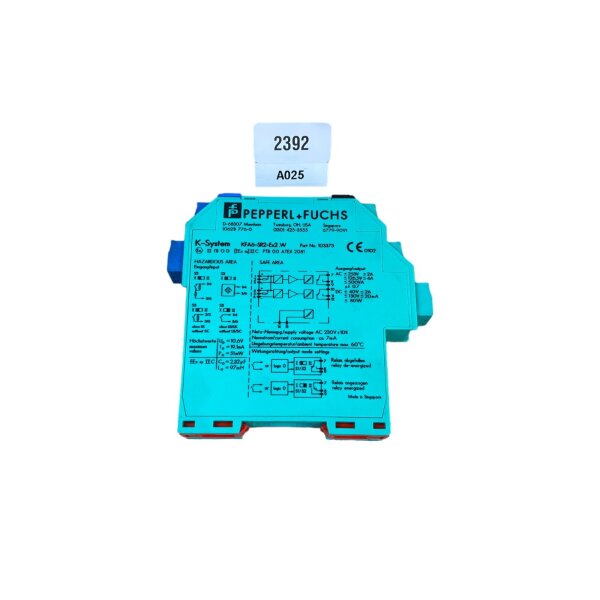 Pepperl + Fuchs K-System KFA6-SR2-Ex2.W 103373