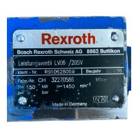 Rexroth R910628069 Leistung-Grenzventil LV06/205V