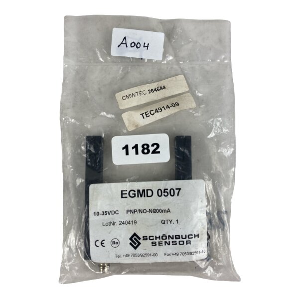 Schönbuch Sensor EGMD 0507 Gabellichtschranke