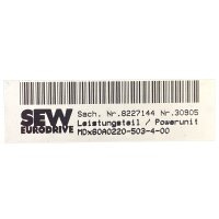 SEW Eurodrive MDS60A0150-503-4-00 -Umrichter-