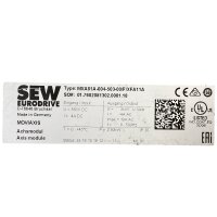 SEW Eurodrive Moviaxis MXA81A-004-503-00/F/XFA11A Axis module