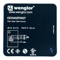 Wenglor ODX402P0007 Glasfaserkabel Sensor