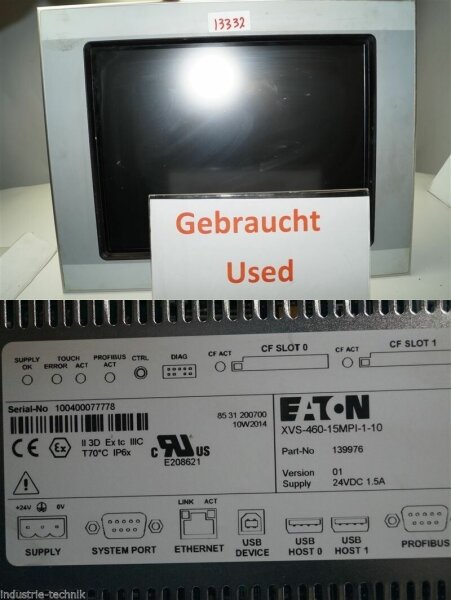 EATON XVS-460-15MPI-1-10  Bedientableau 139976