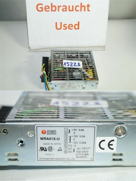 ETA WRA01X-U power supply netzteil 5 vdc