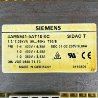 Siemens 4AM5941-5AT10-0C TRANSFORMATOR 7,35KVA