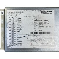 Vero Power 136-011588J MONOVOLT PK75 Power Supply NT 5V-3
