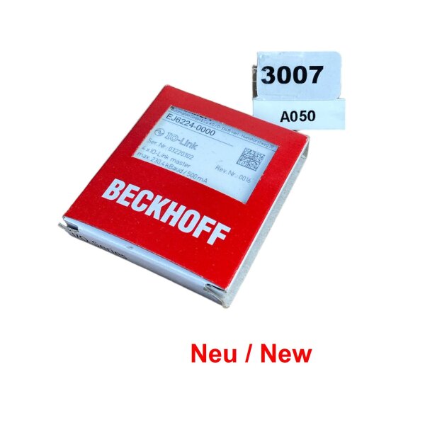 BECKHOFF EJ6224-0000 EtherCAT-Steckmodul, 4x10 Link Master -Neu-