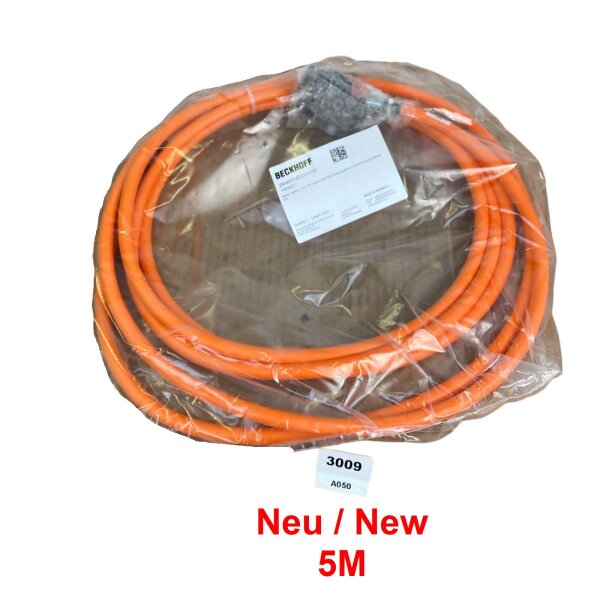 BECKHOFF ZK4800-8022-0050 Motoranschlussleitung 1 mm²  5m -UNUSED-