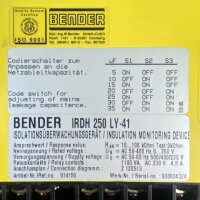 BENDER IRDH 250 LY-41 Isolationsüberwachungsgerät -USED-