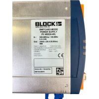 BLOCK PV 400/24-40L SWITCHED-MODE POWER SUPPLY -tested-