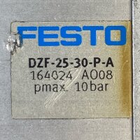 Festo DZF-25-30-P-A 164024 Flachzylinder-Gebraucht