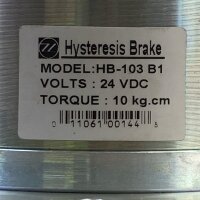 Hysteresis Brake HB-103 B1 24 VDC Hysteresebremse