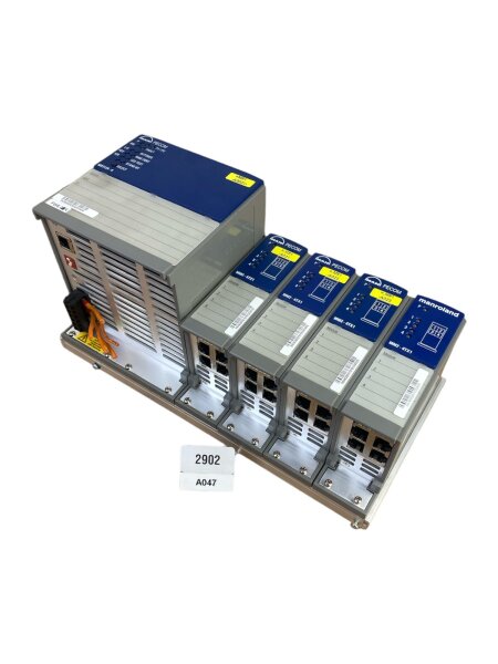 MAN ROLAND PECOM MS3124-4 + 4x MM2-4TX1 MICE Switching Module