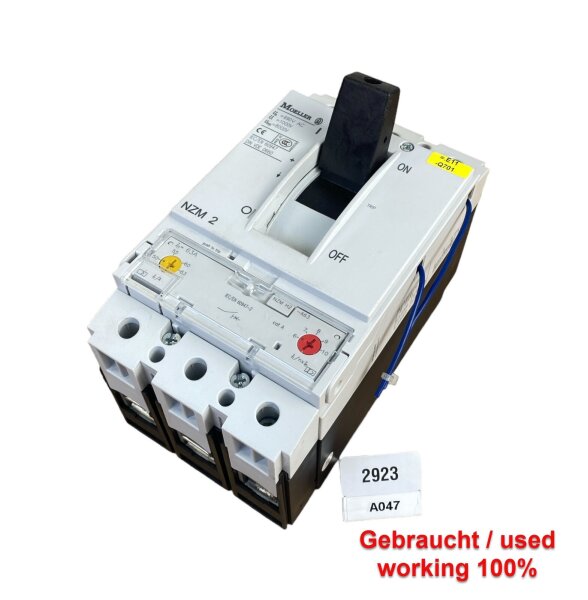 Moeller NZM 2 NZM H2-A63 Leistungsschalter -Gebraucht-