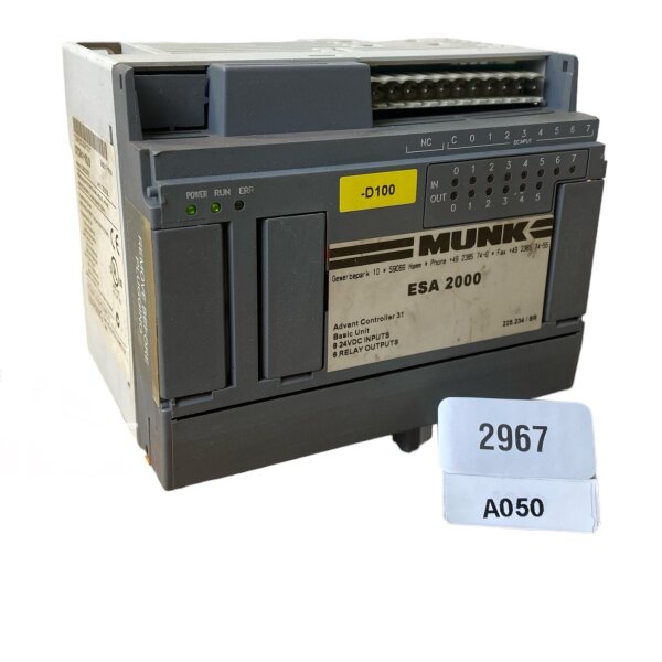 MUNK ESA 2000 Advant Controller 31