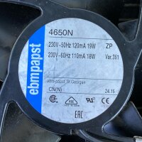 RÜBSAMEN & HERR LV 300 ebmpapst 4650N Filterlüfter