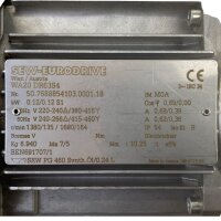 SEW-EURODRIVE 0.12 KW 135 min Getriebemotor WA20 DR63S4...