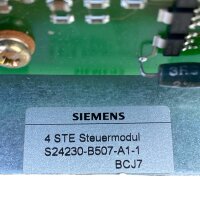 SIEMENS S24230-B507-A1-01 BCJ7 SPF3500 BC/J8 4 STE Steuermodul