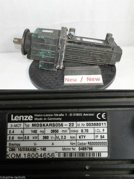 LENZE MDSKARS056-22 servo motor servomotor mit getriebe