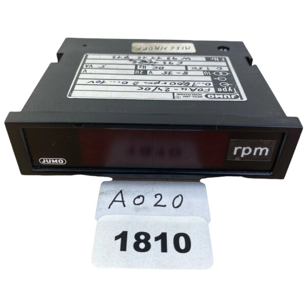 JUMO FDAu-24DC rpm