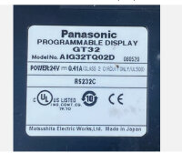 Panasonic Programmable Display GT32 AIG32TQ02D