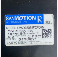 SANYO DENKI SANMOTION R R2AD08075FCP00M AC Servomotor- Gebraucht