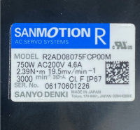 SANMOTION R R2AD08075FCP00M SANYO DENKI AC Servomotor- used