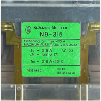 Klöckner Moeller N9-315 Leistungsschalter- used