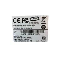 ATEN MASTER VIEW KVM Umschalter Switch CS-84A 6464197