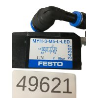 Festo MYH-3-M5-L-LED Magnetventil Ventil 34307