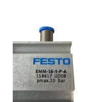 FESTO EMM-16-5-P-A 158617 Kompaktzylinder Zylinder