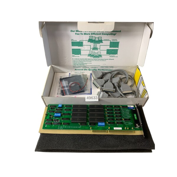 PC-COM ISA BUS 8 PORT RS-232/422 Multi Port Serial Card