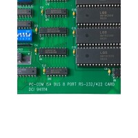 PC-COM ISA BUS 8 PORT RS-232/422 Multi Port Serial Card