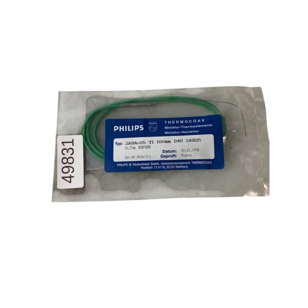 Philips 2ABAc05 TI 100mm D40 2AB25 Mini-Heizleiter