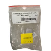 SET INHALT 4 Stück!!! CEDES Connection Cap A (Cable Gland) Tx / Rx 445L-106427 Ser A