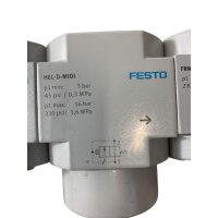 Festo PEV-1/4-B-OD Wartungseinheit 175250 FRM-D-MIDI + HEL-D-MIDI + HEE-D-MIDI-24 + LFR-D-MIDI + HE-D-MIDI