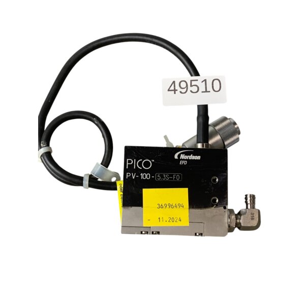 Nordson PICO Piezo-Dispensing-Ventil PV-100-5.3S-F0 PN 7027864 Rev. 3.1