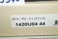 Parker 1420U0444 25m-PU-2x(2,5x4) Rohrleitung Luftschlauch Pneumatik blau
