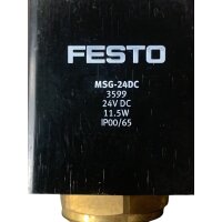 Festo MCH-3-1/2 Magnetventil 9981 + MSG-24DC 3599