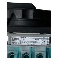 Siemens 3LD2203-1TL51 vierpoliger Drehgriff-Schalter 3ZX1012-0LD20-1AT1 HPH
