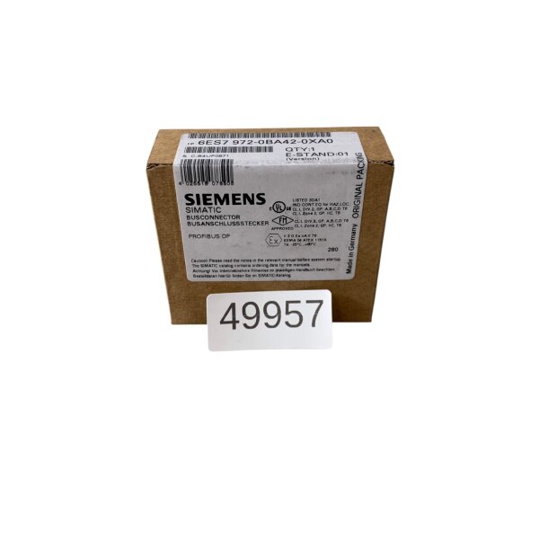 Siemens 6ES7 972-0BA41-0XA0 Busanschlussstecker