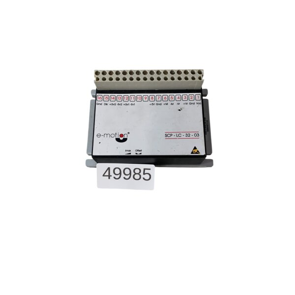 e-motion SCP-LC-32-03 DRIVE MODULE